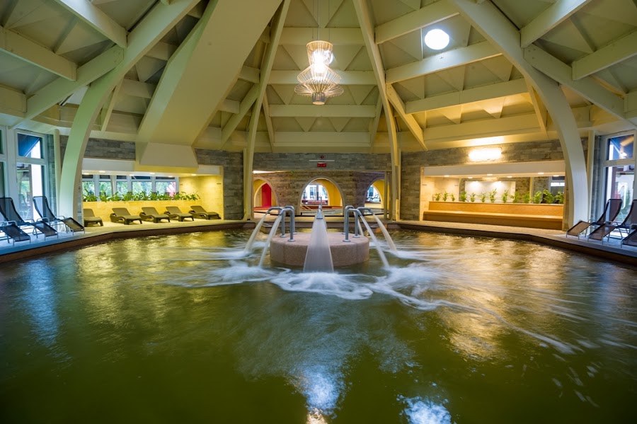 Aquaticum Termálfürdő bejárat + fedett uszoda
